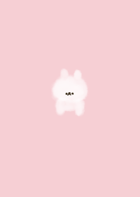 Fluffy. Bunny. Pink.