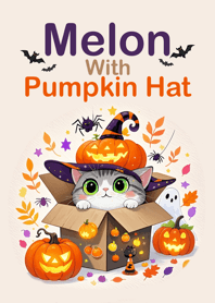 Melon with Pumpkin Hat (Red)