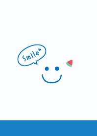 西瓜 微笑 <藍色>