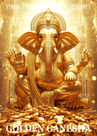 Financial fortune Golden Ganesha 60