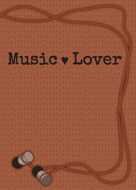[改] music+lover + 磚色