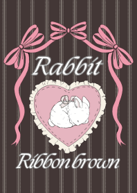 rabbit ribbon  brown