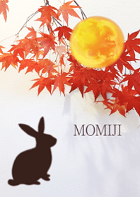 Autumn Leaves Rabbit Moon17