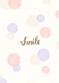 Watercolor dot Pink Purple27 from Japan