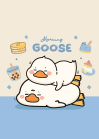 Goose Cute : Good Morning (Blue)