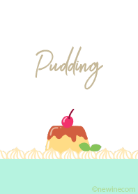 Cute fresh fruit pudding