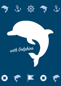 with Dolphins "navy"