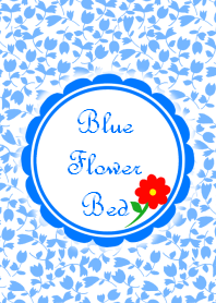Blue Flower Bed