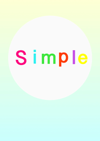 colorful simple