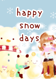 Happy snowy days