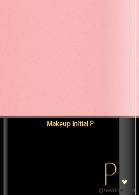 Makeup initial P