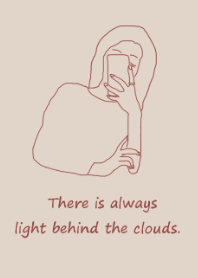 selfie girl /brownred