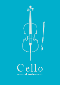 Cello gakki turquoise blue