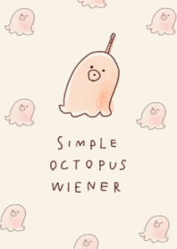simple Octopus sausage beige.