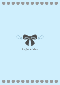 simple angel heart Theme Ribbon 23