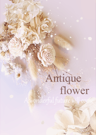 gentle antique dried flower.6.