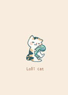 Cat and fish ( Loli )