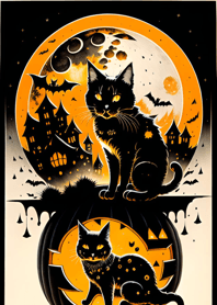 halloween cat 9392a5