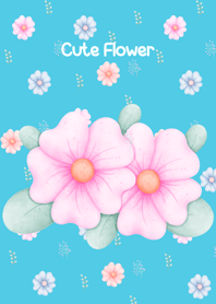 Cute Flower(blue)