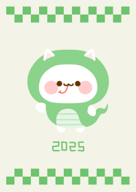 Cat dressed up as a snake theme