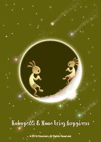 Kokopelli & moon bring happiness 5G