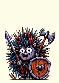 Fantasy of the Warrior Hedgehog