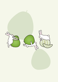 中秋節˙兔子柚子