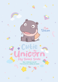 Hippo Tiny Unicorn Princess