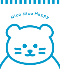 Nico Nico Happy Bear / Blue