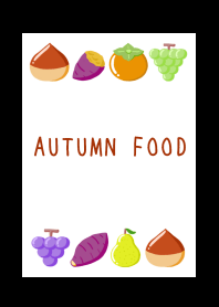 AUTUMN FOOD Theme/BLACK