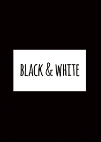 ブラック & ホワイト / スクエア