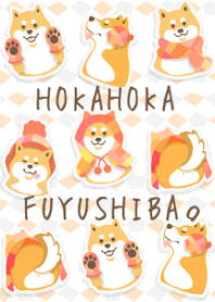 Winter Japanese Shiba inu Theme!