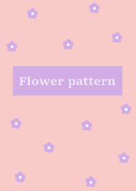 flower pattern (purple pink)