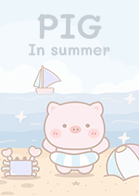 Pig in summer!
