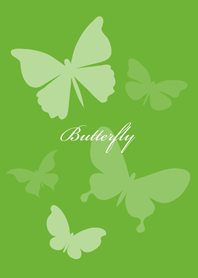 Butterflies flying(fresh green)