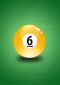 Billiard ball*6*six*June*#pop