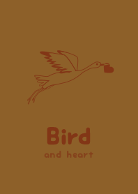 Bird & Heart Tobacco brown