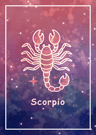 Chibi-style Scorpio and the cosmos