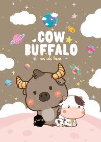 Buffalo&Cow Fat Kawaii Brown