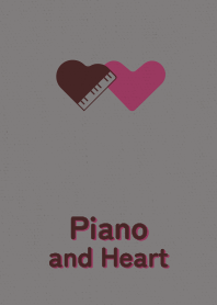 Piano and Heart ephemeral