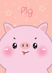 Simple Cute Face Pig Pig