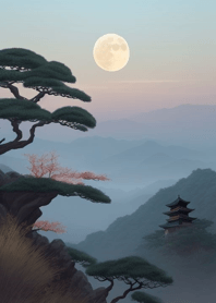 Cloudy forest   7fedB2