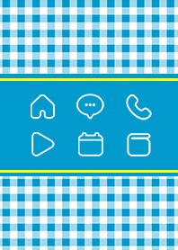 gingham check [blue 02]