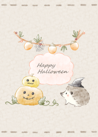 Hedgehog and Halloween 2 -brown-