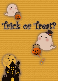 おばけのハロウィン + ベージュ