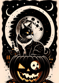 halloween cat CA9B00
