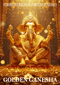 Financial fortune Golden Ganesha 81