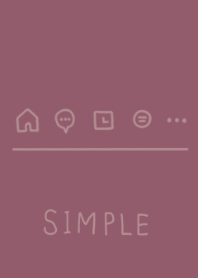 SIMPLE -DULL PURPLE