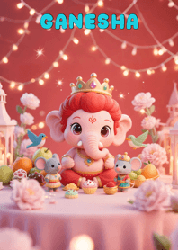 พระพิฆเนศนำโชคสำเร็จ(แดง)