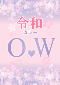 O&W-Attract luck-Reiwa color-Initial